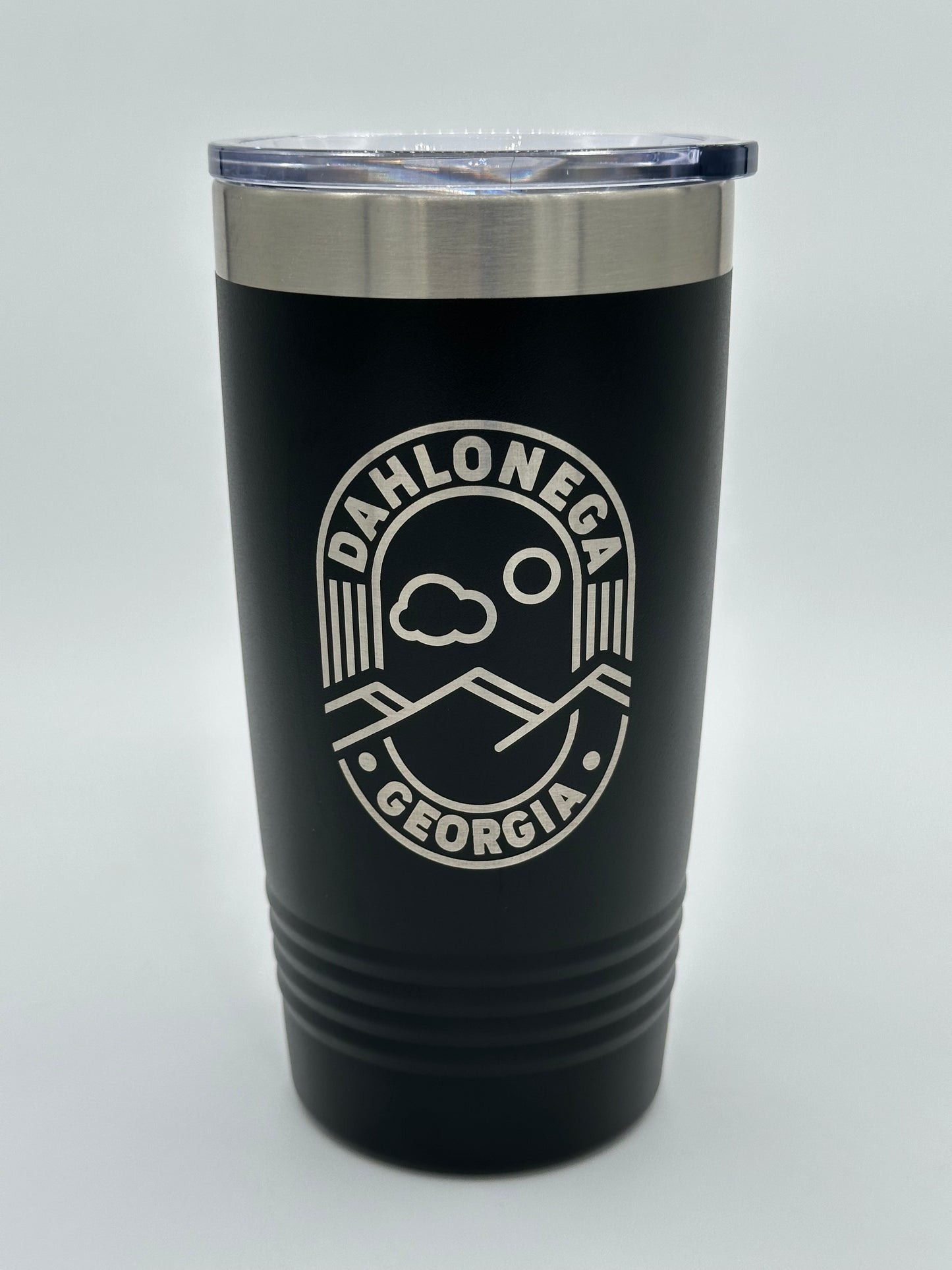 Dahlonega Sunny Day Tumbler in Black with Slider Lid