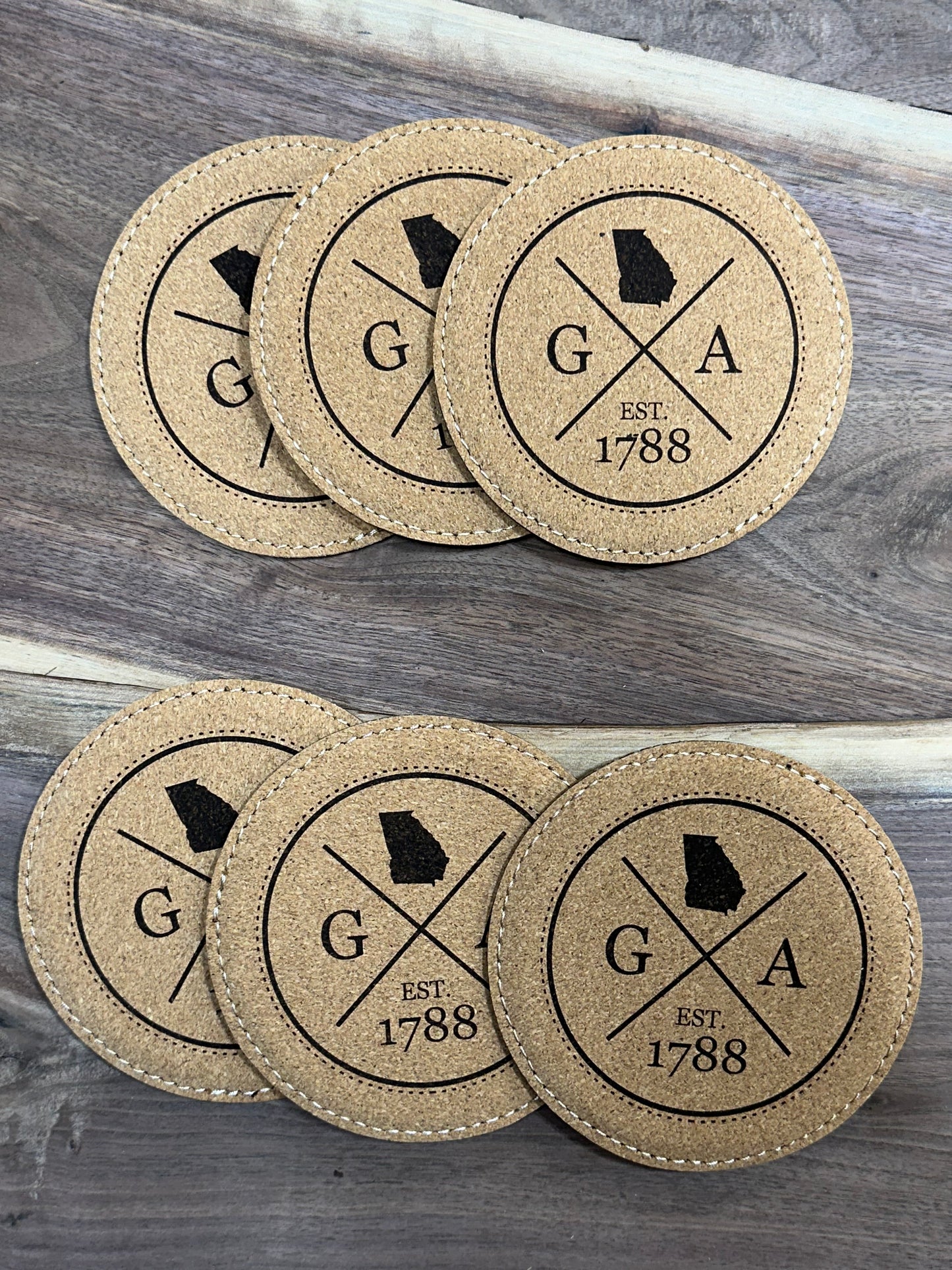 Georgia 1788 Coaster Set (6)