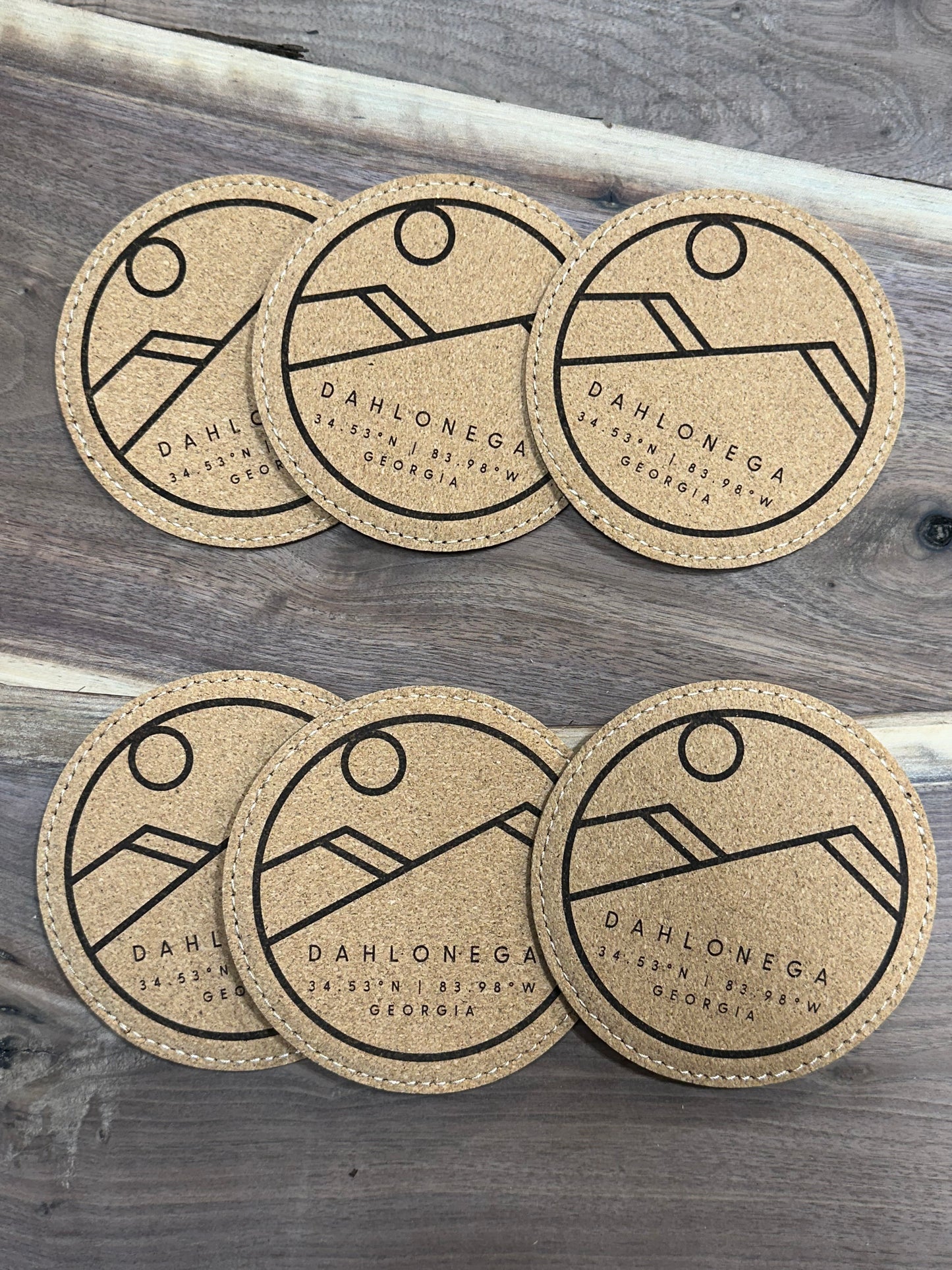 Dahlonega Mountains Coaster Set (6)